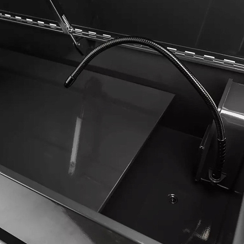 Ванна для мытья деталей 150 л с электронасосом RUNTEC Ванна для мытья деталей 150 л с электронасосом RUNTEC