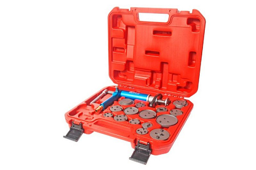 Набор для обслуживания тормозных цилиндров (пневмопривод+15 адаптеров) JTC Набор для обслуживания тормозных цилиндров (пневмопривод+15 адаптеров) JTC