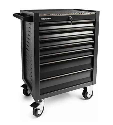 Тележка инструментальная 7 полок, серая RUNTEC TECHNIC Standart Тележка инструментальная 7 полок, серая RUNTEC TECHNIC Standart