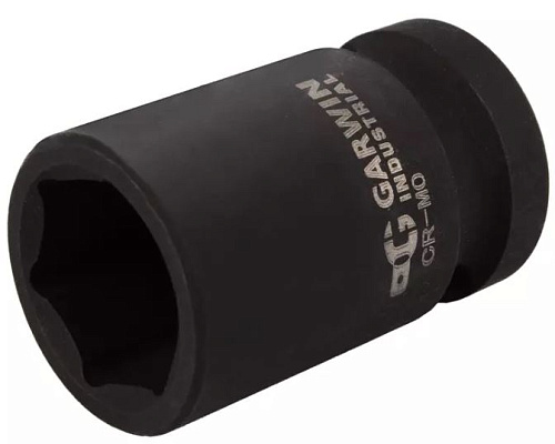 Головка торцевая ударная 1/2" 17 мм, 6 гр. GARWIN Головка торцевая ударная 1/2" 17 мм, 6 гр. GARWIN