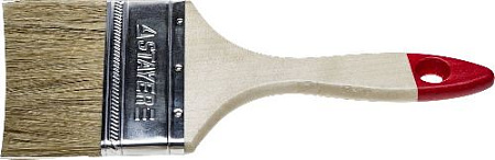 Кисть плоская 75 мм (3") натуральная щетина, деревянная ручка STAYER Кисть плоская 75 мм (3") натуральная щетина, деревянная ручка STAYER