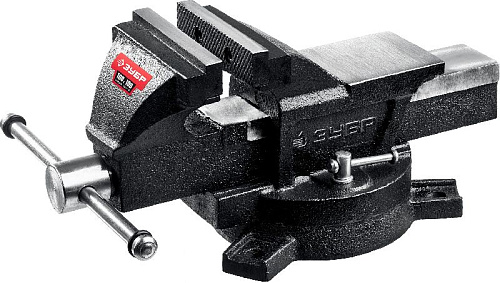 Тиски слесарные 100 мм поворотные ЗУБР МАСТЕР Тиски слесарные 100 мм поворотные ЗУБР МАСТЕР