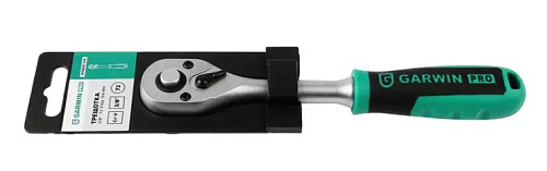 Трещотка 3/8" 140 мм, z=72 GARWIN Трещотка 3/8" 140 мм, z=72 GARWIN