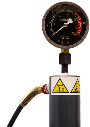 Пресс гидравлический 20 т ручной привод, серый ROSSVIK Пресс гидравлический 20 т ручной привод, серый ROSSVIK