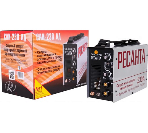 Инвертор сварочный САИ 230АД аргонодуговой Ресанта Инвертор сварочный САИ 230АД аргонодуговой Ресанта