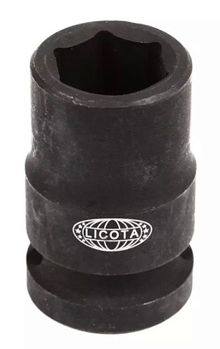 Головка торцевая ударная 1/4" 14 мм, 6 гр., CrMo Licota Головка торцевая ударная 1/4" 14 мм, 6 гр., CrMo Licota