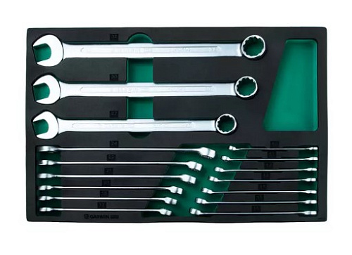Набор ключей комбинированных удлиненных 10-32 мм (16 шт.) в ложементе EVA GARWIN PRO Набор ключей комбинированных удлиненных 10-32 мм (16 шт.) в ложементе EVA GARWIN PRO