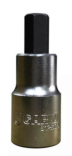 Головка торцевая с шестигранной вставкой 1/2" H 8, 55 мм GARWIN Головка торцевая с шестигранной вставкой 1/2" H 8, 55 мм GARWIN
