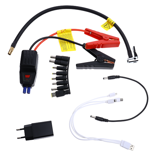 Пусковое устройство аккумуляторное 5-19V, 450А, 12000мА/ч (power bank) GTE Пусковое устройство аккумуляторное 5-19V, 450А, 12000мА/ч (power bank) GTE