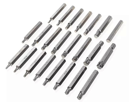 Набор бит 48 предм. Torx, Spline, Hex (10 мм) в ложементе RUNTEC Набор бит 48 предм. Torx, Spline, Hex (10 мм) в ложементе RUNTEC