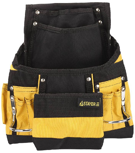 Сумка для инструмента поясная 10 карманов, без пояса STAYER PROFESSIONAL Сумка для инструмента поясная 10 карманов, без пояса STAYER PROFESSIONAL