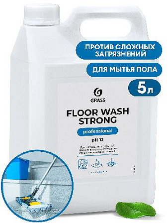 Средство для мытья пола (щелочное) Floor Wash Strong 5,6 л GRASS Средство для мытья пола (щелочное) Floor Wash Strong 5,6 л GRASS