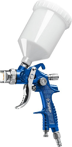 Краскопульт с верхним бачком 600 мл, HVLP, дюза 1,4 мм ЗУБР МХ 250 Краскопульт с верхним бачком 600 мл, HVLP, дюза 1,4 мм ЗУБР МХ 250