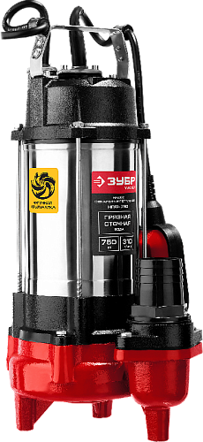 Насос фекальный 750 Вт ЗУБР Насос фекальный 750 Вт ЗУБР