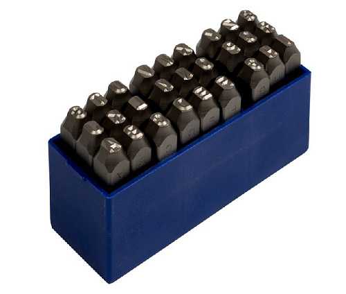 Клейма буквенные 5 мм (латинские), 27 предм, хвостовик HRC 40 KING TONY Клейма буквенные 5 мм (латинские), 27 предм, хвостовик HRC 40 KING TONY