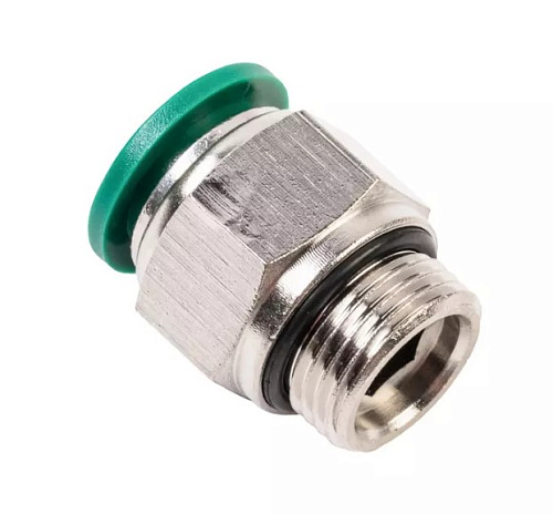 Фитинг цанговый M3/8" 12мм, с уплотнителем, метал. корпус GARWIN Фитинг цанговый M3/8" 12мм, с уплотнителем, метал. корпус GARWIN