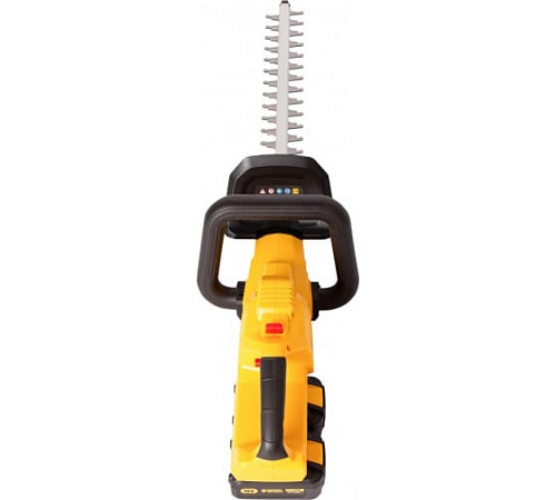 Кусторез аккумуляторный 36 В (2*18 В), Li-Ion, 4 Ач, нож 510 мм, поворотная ручка Denzel RBC510-36 Кусторез аккумуляторный 36 В (2*18 В), Li-Ion, 4 Ач, нож 510 мм, поворотная ручка Denzel RBC510-36