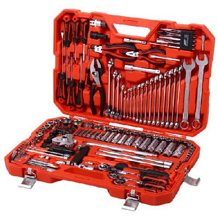 Набор инструмента 166 предм (1/4", 3/8", 1/2") JTC Набор инструмента 166 предм (1/4", 3/8", 1/2") JTC