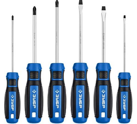 Набор отверток 6 шт ЗУБР Профессионал Набор отверток 6 шт ЗУБР Профессионал