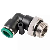 Уголок M3/8" цанга 8 мм, с уплотнением, пластм. корпус GARWIN PRO Уголок M3/8" цанга 8 мм, с уплотнением, пластм. корпус GARWIN PRO