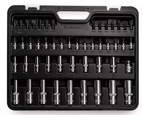 Набор инструмента 108 предм. (1/4", 1/2") кейс RUNTEC TECHNIC Набор инструмента 108 предм. (1/4", 1/2") кейс RUNTEC TECHNIC
