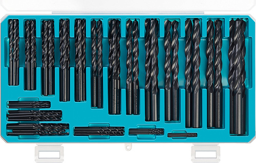 Набор сверл по металлу 1-10 мм (100 шт.) HSS, класс В СИБИН Набор сверл по металлу 1-10 мм (100 шт.) HSS, класс В СИБИН