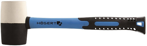 Киянка резиновая 680 гр с рукояткой из стекловолокна HOEGERT Киянка резиновая 680 гр с рукояткой из стекловолокна HOEGERT