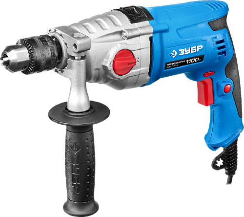 Дрель ударная 1100 Вт, 13 мм, двухскоростная ЗУБР ЗДУ-1100-2 ЭРММ2 Дрель ударная 1100 Вт, 13 мм, двухскоростная ЗУБР ЗДУ-1100-2 ЭРММ2