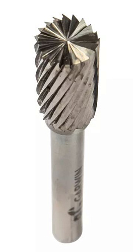 Борфреза цилиндрическая с торцевыми зубьями 10x20x64 мм, VHM, SC, форма B GARWIN Борфреза цилиндрическая с торцевыми зубьями 10x20x64 мм, VHM, SC, форма B GARWIN