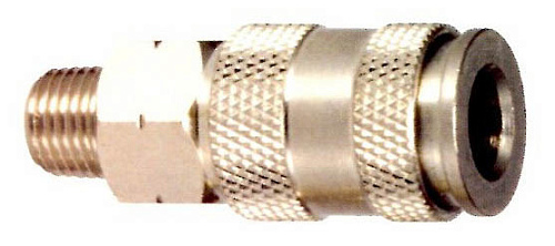 Пневморазъём "мама" - внешняя резьба 3/8" металлический LICOTA Пневморазъём "мама" - внешняя резьба 3/8" металлический LICOTA