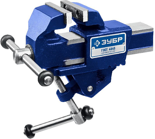 Тиски слесарные 63 мм со струбциной, чугун ЗУБР КОМПАКТ Тиски слесарные 63 мм со струбциной, чугун ЗУБР КОМПАКТ