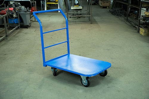 Тележка платформенная 435 кг (600Х900 мм) TOR ТП-2 (резиновые колеса) Тележка платформенная 435 кг (600Х900 мм) TOR ТП-2 (резиновые колеса)