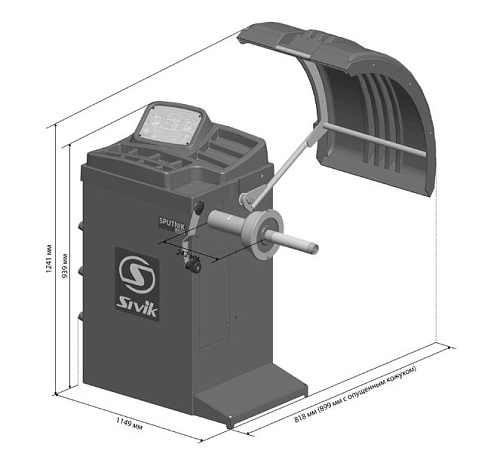 Станок балансировочный SIVIK Sputnik Luxe Станок балансировочный SIVIK Sputnik Luxe