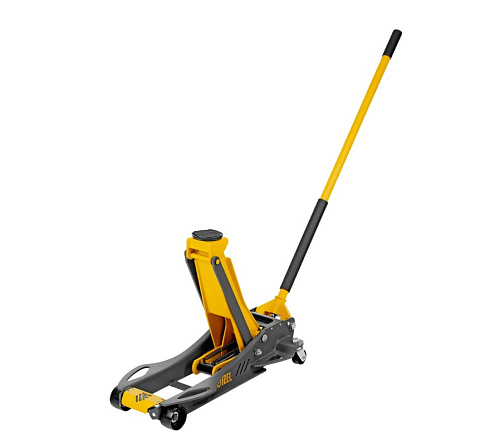 Домкрат подкатной 3,8 т 110-580 мм низкий подхват, быстрый подъем, профессиональный Denzel Домкрат подкатной 3,8 т 110-580 мм низкий подхват, быстрый подъем, профессиональный Denzel