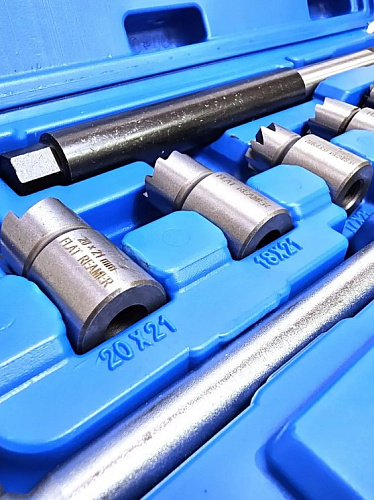 Набор для чистки и восстановления посадочных мест дизельных форсунок 10 предм МАЯКАВТО™ Набор для чистки и восстановления посадочных мест дизельных форсунок 10 предм МАЯКАВТО™