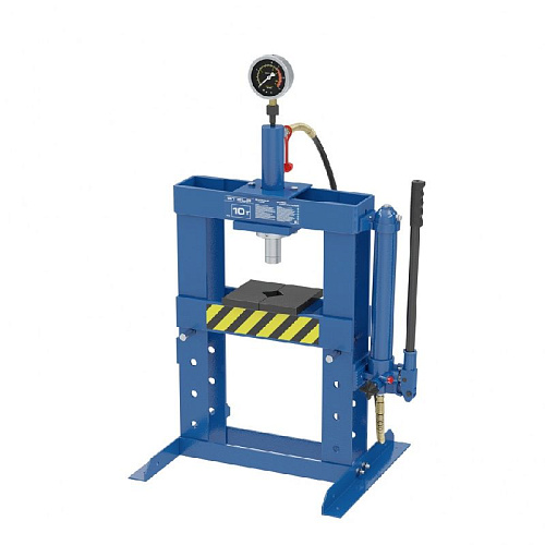 Пресс настольный гидравлический 10 т с манометром, ручной привод Stels Пресс настольный гидравлический 10 т с манометром, ручной привод Stels