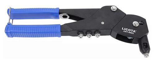 Заклепочник 2,4-4,8 мм с поворотной головкой 360° Licota Заклепочник 2,4-4,8 мм с поворотной головкой 360° Licota