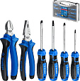 Набор плоскогубцы, бокорезы, отвертки (6 предм) ЗУБР "ЭКСПЕРТ" Набор плоскогубцы, бокорезы, отвертки (6 предм) ЗУБР "ЭКСПЕРТ"