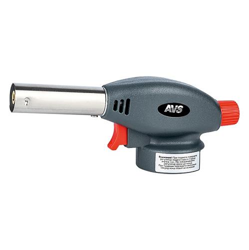 Горелка газовая на баллон с пьезоподжигом, регулировка пламени, 1300°C AVS TG-02 Горелка газовая на баллон с пьезоподжигом, регулировка пламени, 1300°C AVS TG-02