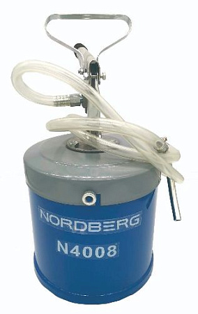 Нагнетатель масла ручной 8 л NORDBERG Нагнетатель масла ручной 8 л NORDBERG