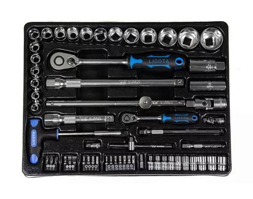 Набор инструмента 60 предм (1/2", 1/4") Super Lock в ложементе Licota Набор инструмента 60 предм (1/2", 1/4") Super Lock в ложементе Licota