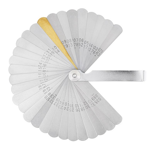 Набор щупов 0,038-0,889 мм (31 шт) HOEGERT Набор щупов 0,038-0,889 мм (31 шт) HOEGERT