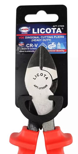 Кусачки боковые диэлектрические 180 мм (до 1000 В) усиленные Licota Кусачки боковые диэлектрические 180 мм (до 1000 В) усиленные Licota