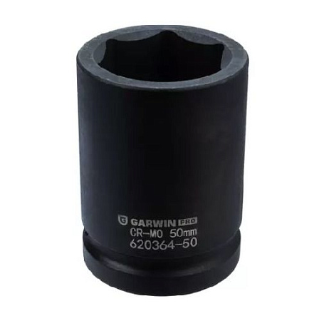 Головка торцевая ударная 1 1/2" 50 мм, 6 гр. GARWIN PRO Головка торцевая ударная 1 1/2" 50 мм, 6 гр. GARWIN PRO