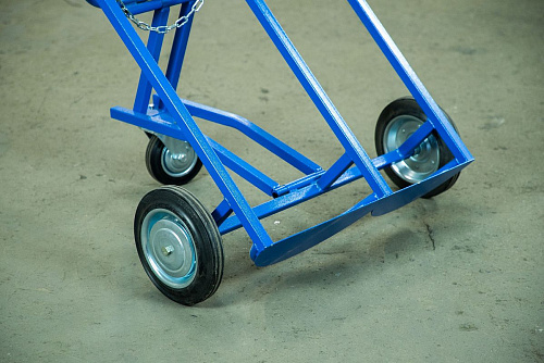 Тележка для газовых баллонов пропан + кислород ТГК-П, 2 баллона (250 резина + 160 поворотное) TOR Тележка для газовых баллонов пропан + кислород ТГК-П, 2 баллона (250 резина + 160 поворотное) TOR