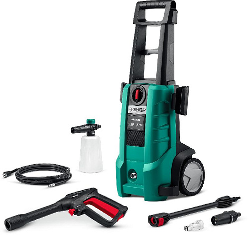 Минимойка электрическая 2100 Вт, 160 Атм, 480 л/ч, колеса ЗУБР АВД-160 Минимойка электрическая 2100 Вт, 160 Атм, 480 л/ч, колеса ЗУБР АВД-160