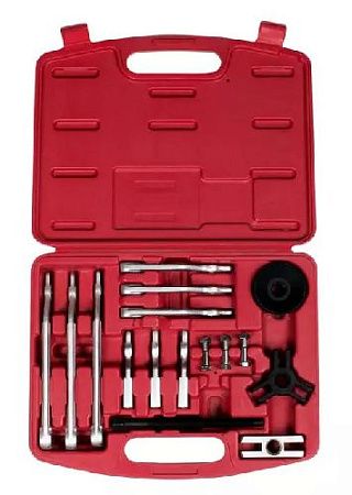 Набор съемников со сменными захватами (16 предм.) Licota Набор съемников со сменными захватами (16 предм.) Licota