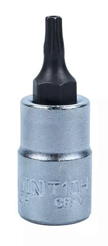 Головка торцевая со вставкой torx с отверстием 1/4" T27H, 37 мм GARWIN Головка торцевая со вставкой torx с отверстием 1/4" T27H, 37 мм GARWIN