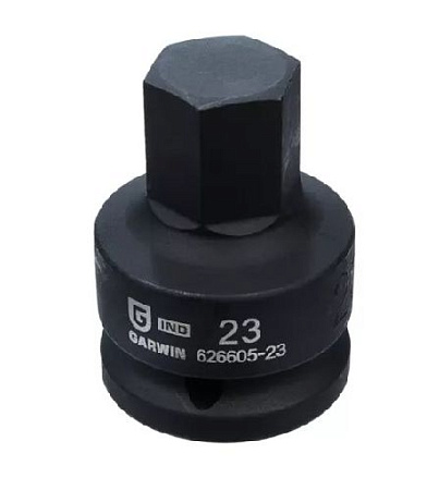 Головка торцевая ударная HEX 3/4", 23 мм, L=60 мм Garwin Головка торцевая ударная HEX 3/4", 23 мм, L=60 мм Garwin