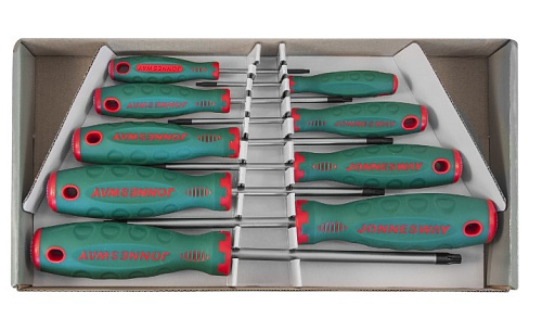 Набор отверток TORX 9 шт в коробке Jonnesway D71T109S Набор отверток TORX 9 шт в коробке Jonnesway D71T109S